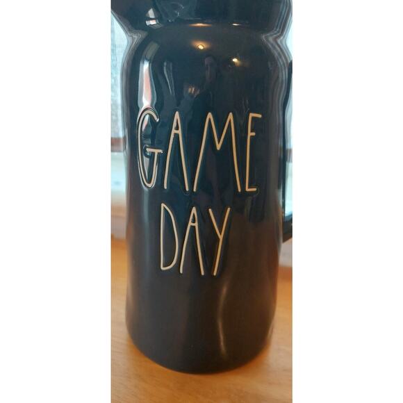 Rae Dunn GAME DAY Large Artisan by Magenta Ceramic Pitcher NEW - Picture 2 of 5